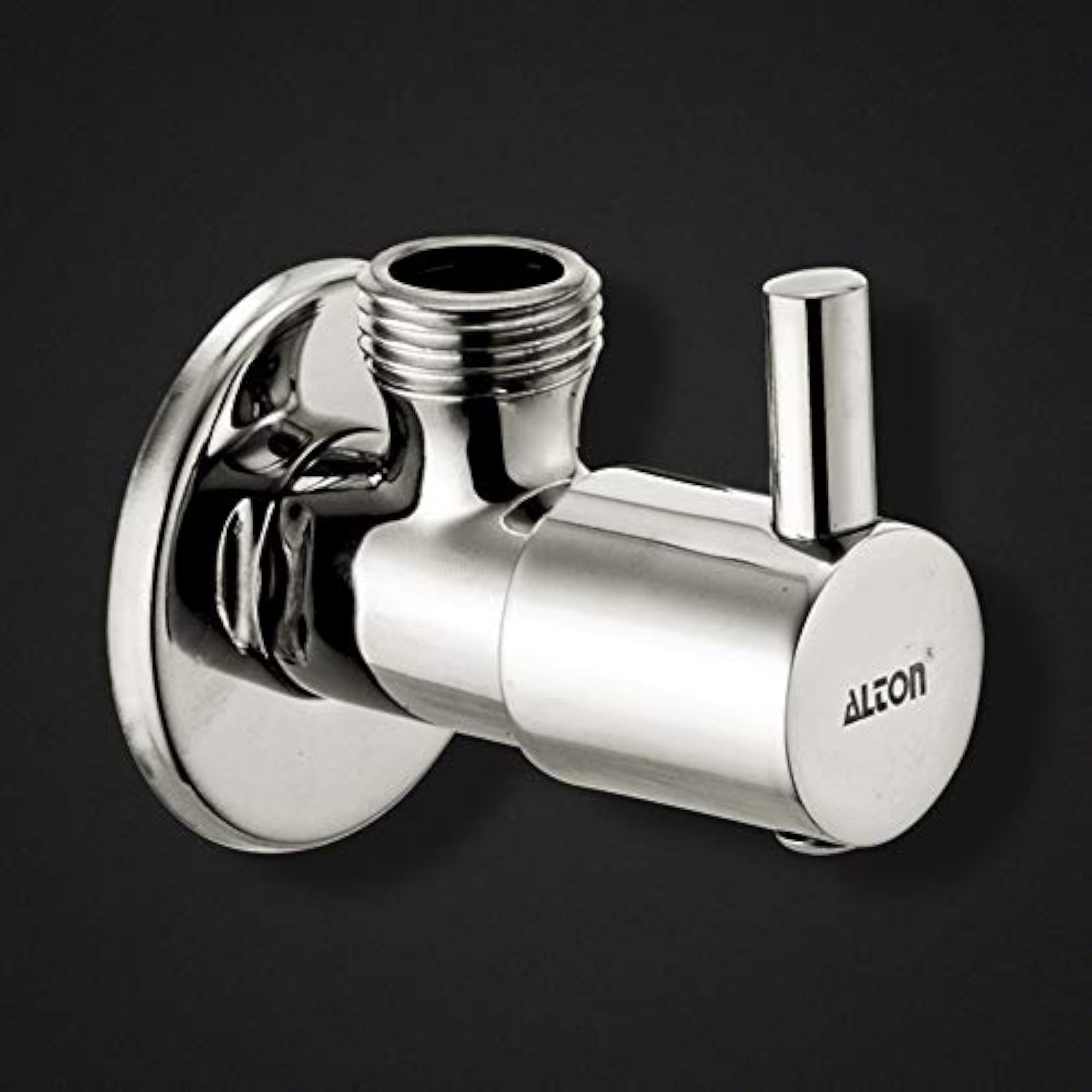 ALT2025 Brass Angle Valve with Wall Flange